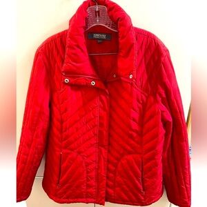 Woman’s Kenneth cole reaction Down Jacket/ Coat  Size XL Red